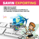 Affordable Discounted International Shipping| Savin Exporting
